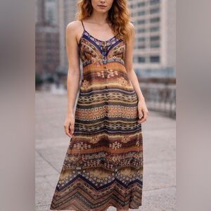 Wet Seal NWT Aztec design maxi dress small